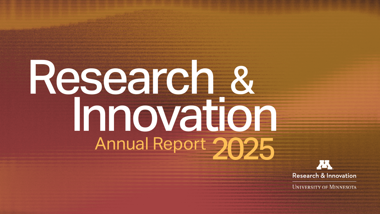 Text: Research & innovation 2025 Annual Report