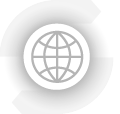 Globe as an icon