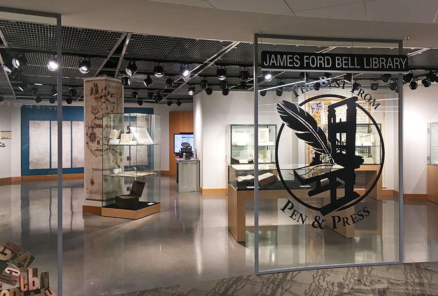 Exhibit from James Ford Bell Library