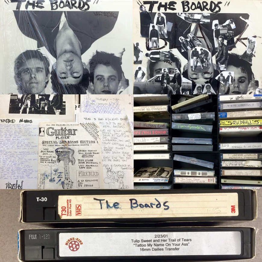 Tapes and posters from Minnesota Underground Music Archives