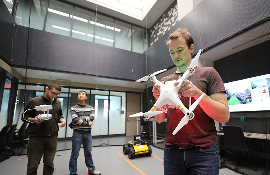 Lab space for drone flight