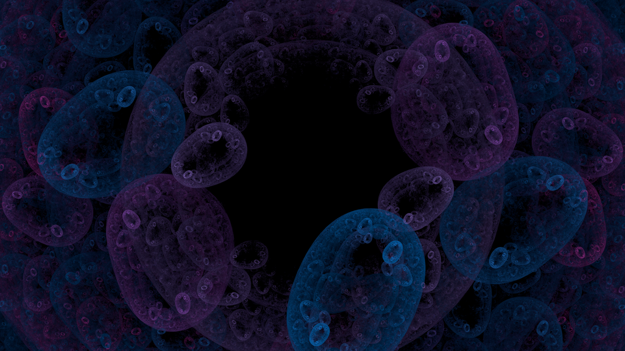 Abstract illustration of dark bacteria