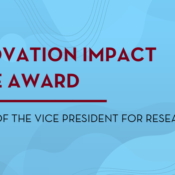 Graphic reading Innovation Impact Case Award