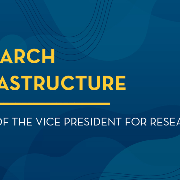 Graphic reading "Research Infrastructure"